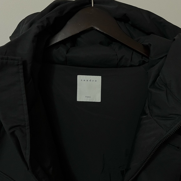 sandro paris Men’s Parka with Hood - Picture 8 of 11